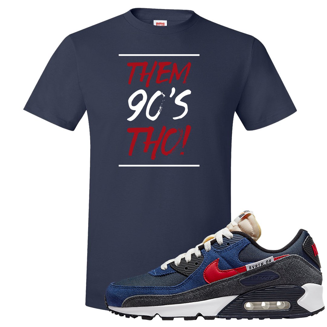 AMRC 90s T Shirt | Them 90's Tho, Navy Blue