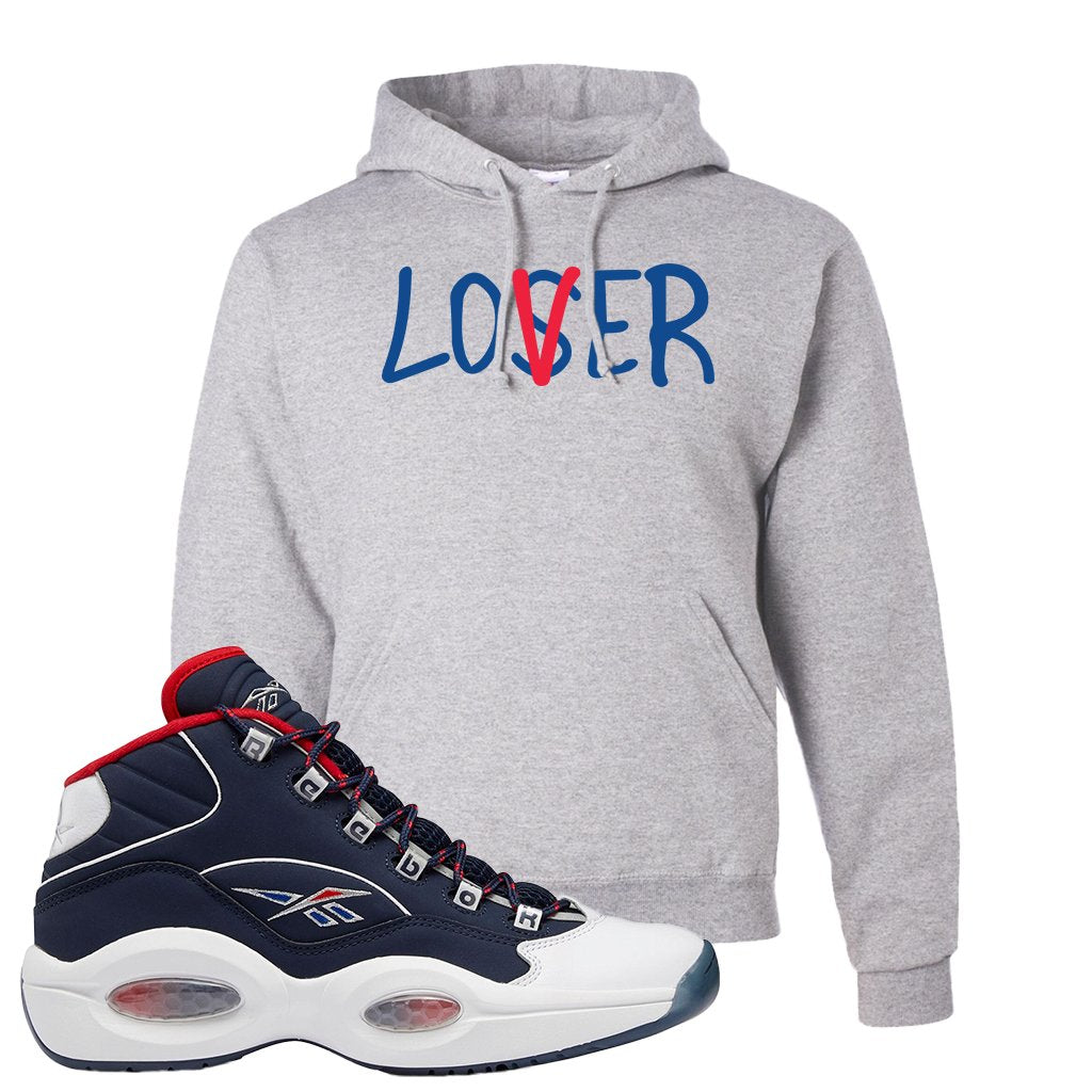 USA Mid Questions Hoodie | Lover, Ash