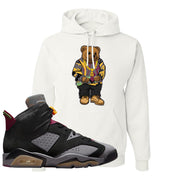 Bordeaux 6s Hoodie | Sweater Bear, White