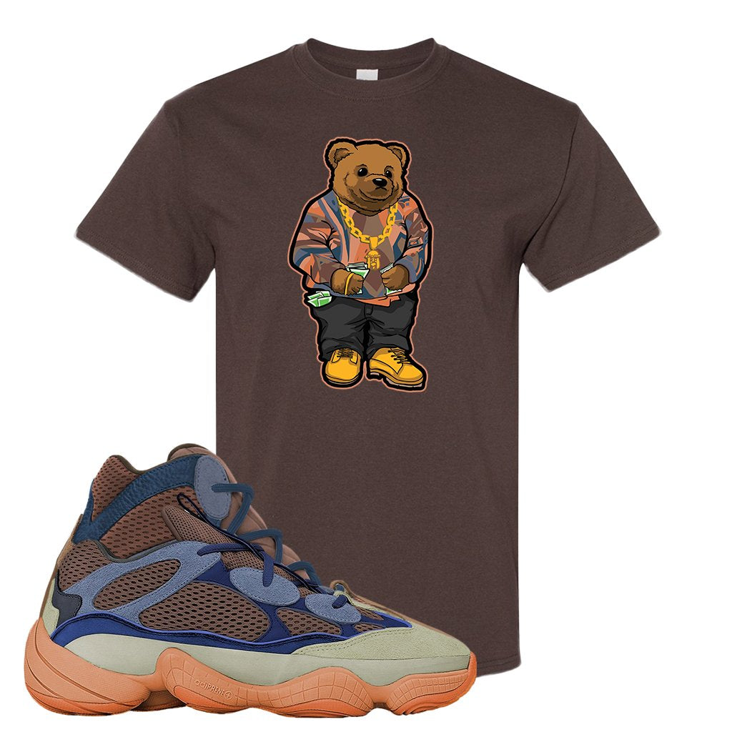 Yeezy 500 High Tactile T Shirt | Sweater Bear, Chocolate