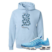 Air Max 1 First Use University Blue Hoodie | Coiled Snake, Light Blue