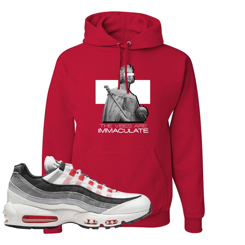 Comet 95s Hoodie | The Vibes Are Immaculate, Red