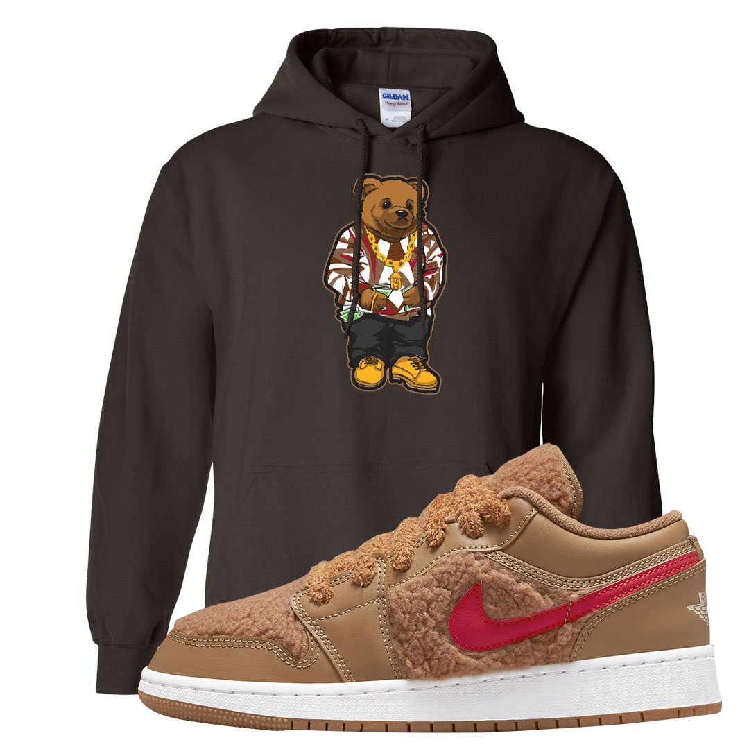 Teddy Bear Low 1s Hoodie | Sweater Bear, Chocolate