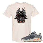Yeezy Boost 700 Magnet Sneaker Mask Natural Sneaker Matching Pullover Tee Shirt