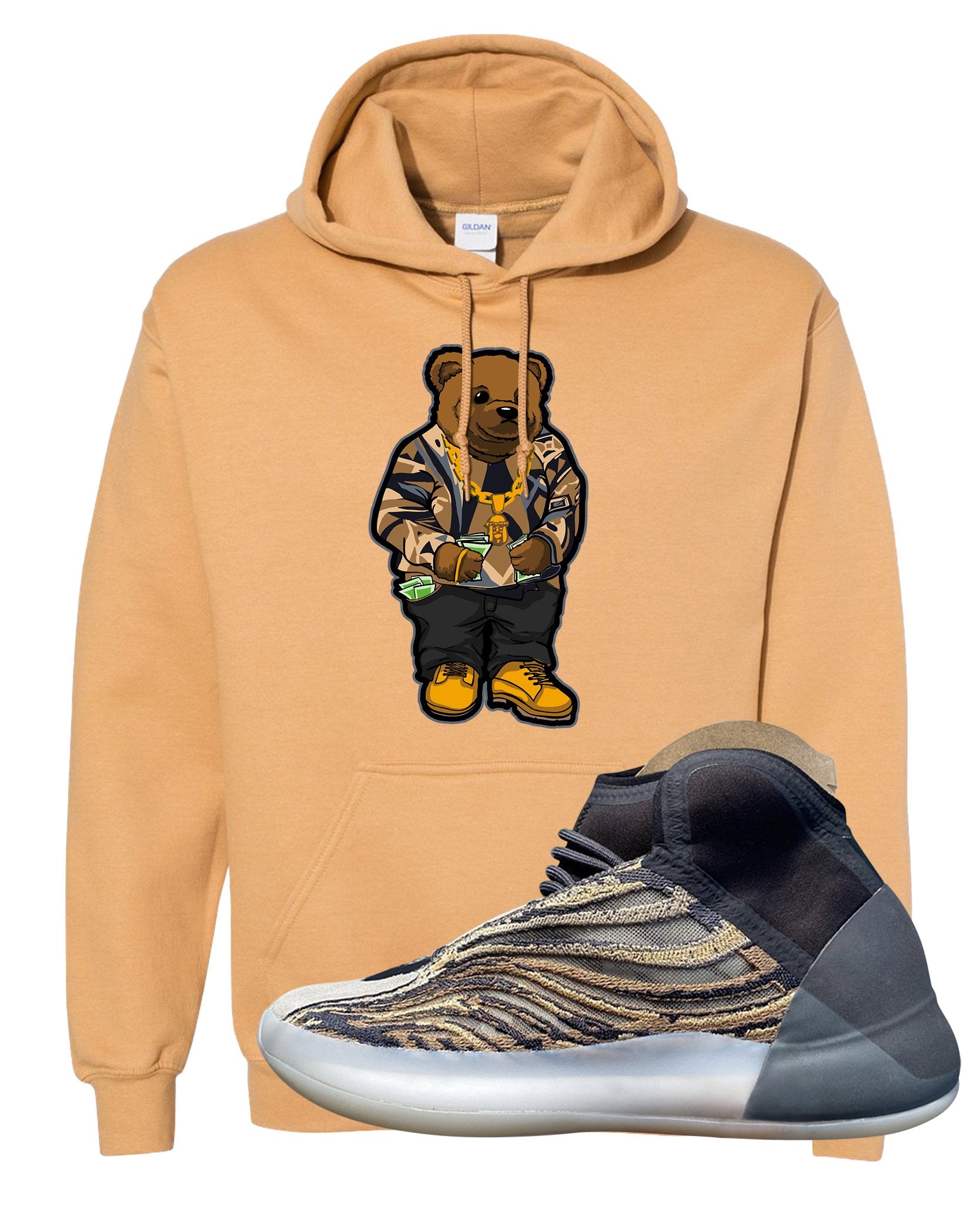 Amber Tint Quantums Hoodie | Sweater Bear, Old Gold
