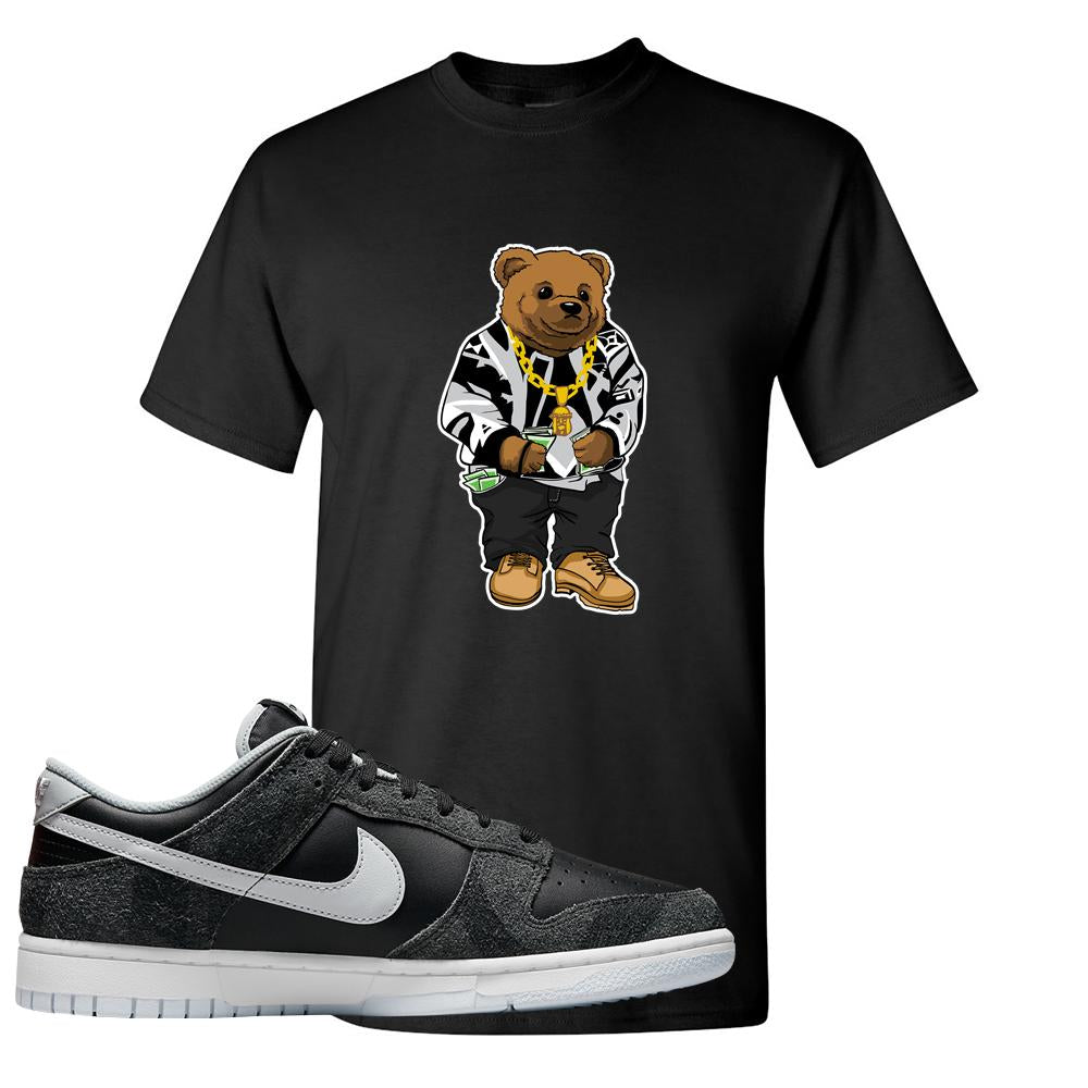 Zebra Low Dunks T Shirt | Sweater Bear, Black