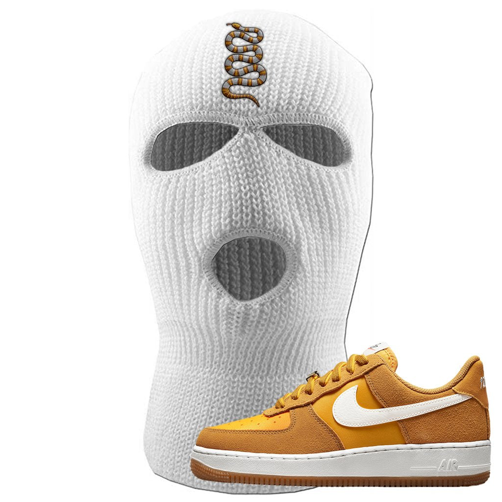 Air Force 1 Low First Use Ski Mask | Coiled Snake, White