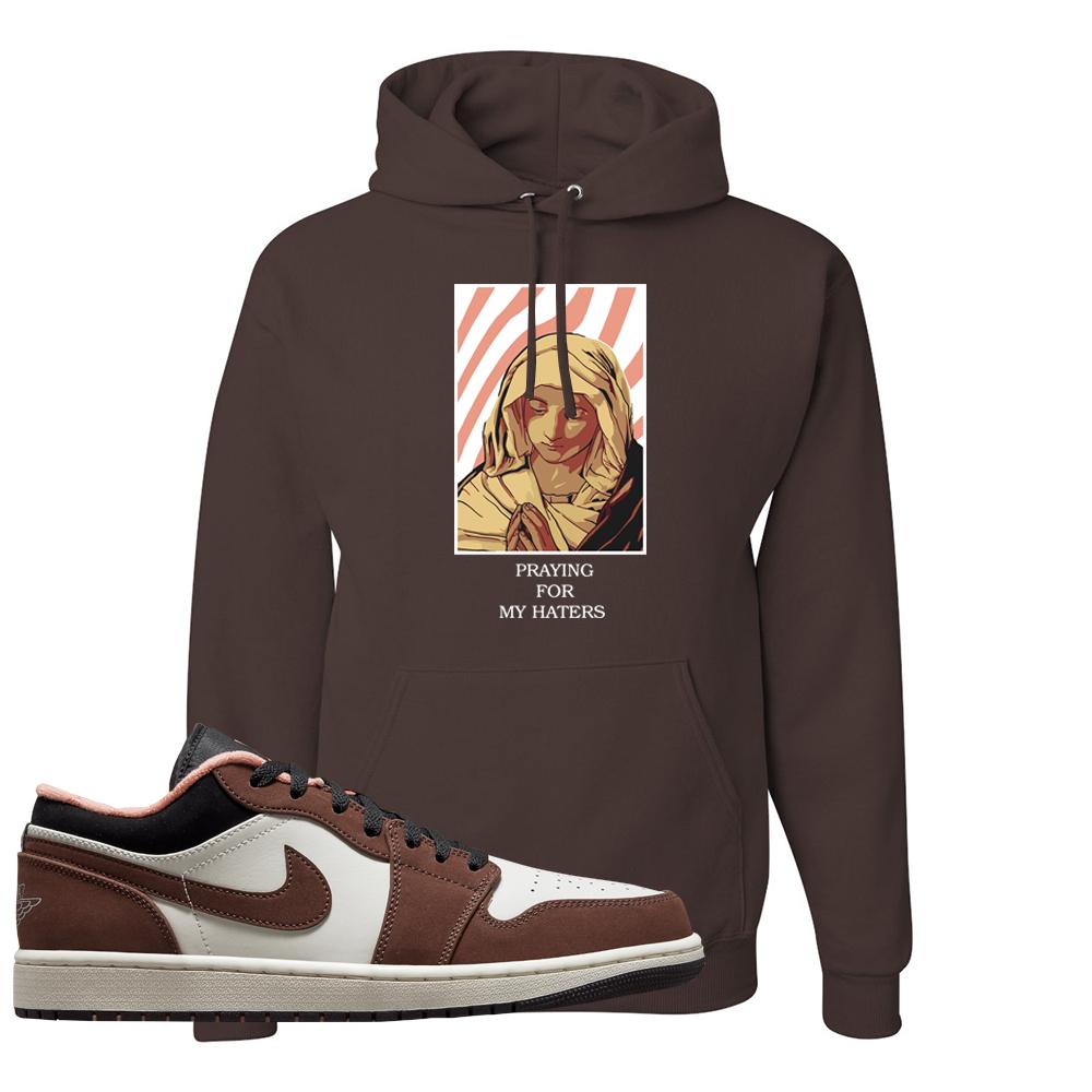 Mocha Low 1s Hoodie | God Told Me, Chocolate