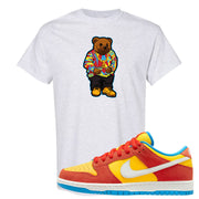 Habanero Red Gold Blue Low Dunks T Shirt | Sweater Bear, Ash