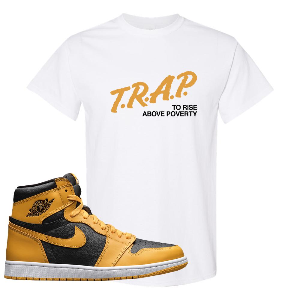Pollen 1s T Shirt | Trap To Rise Above Poverty, White