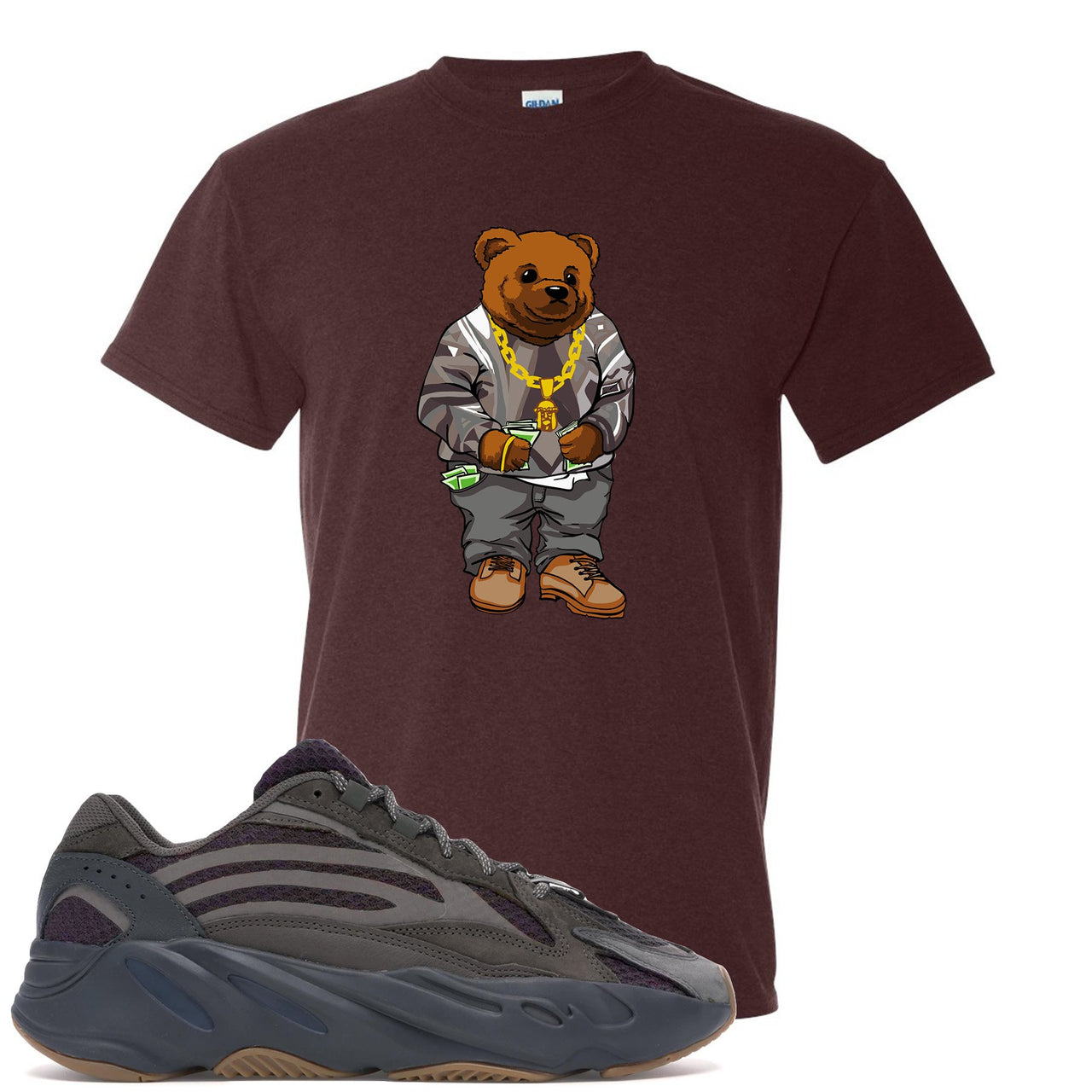 Geode 700s T Shirt | Sweater Bear, Russet