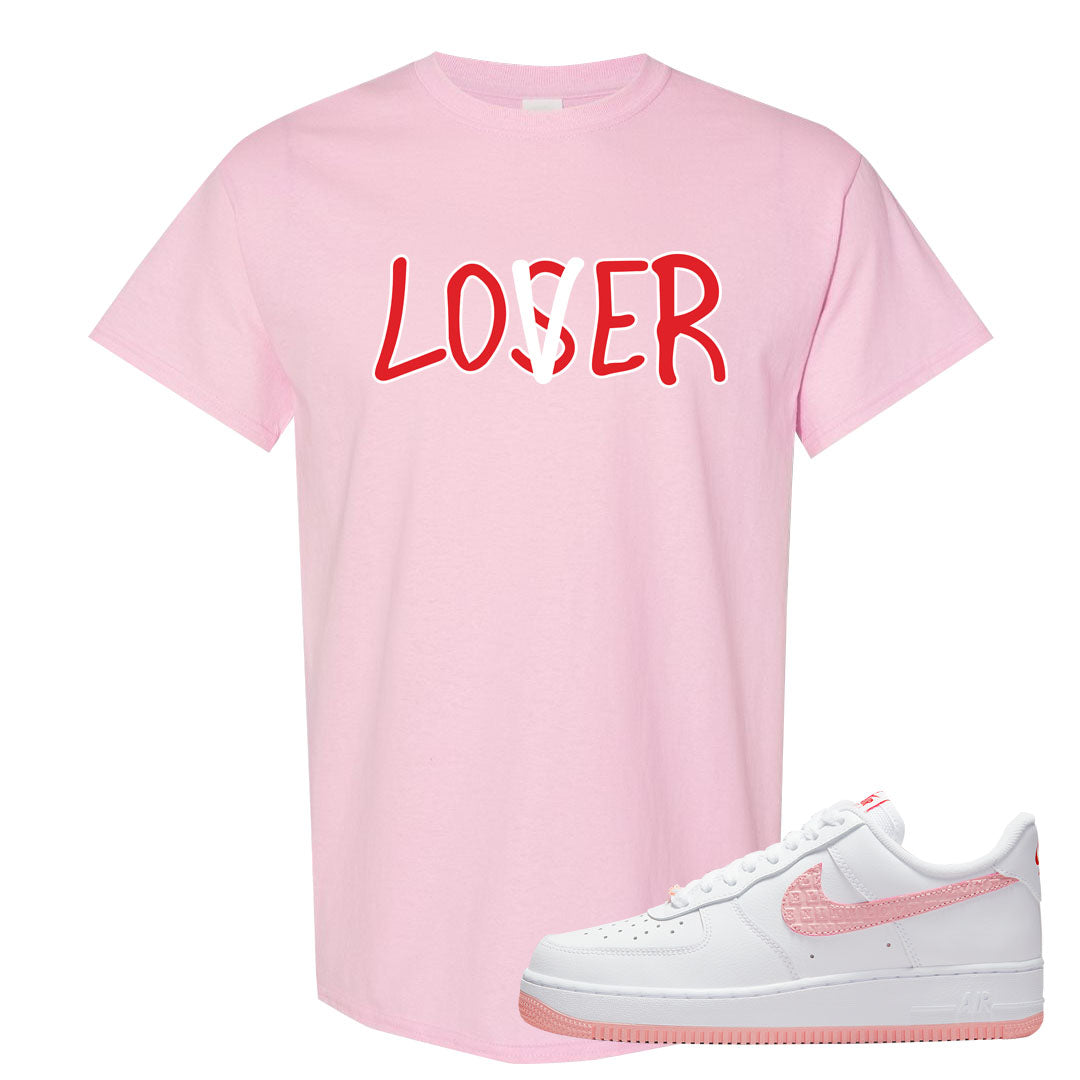 Valentine's Day 2022 AF1s T Shirt | Lover, Light Pink