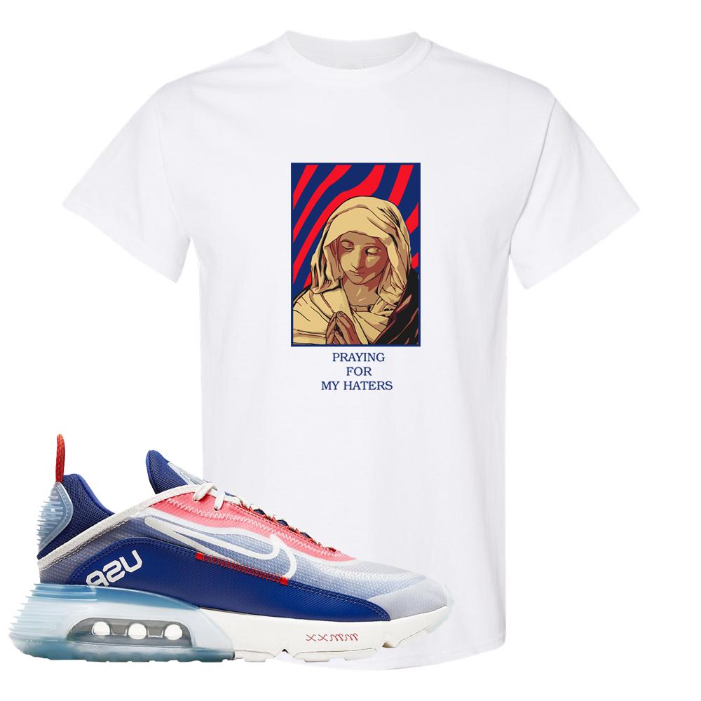 Team USA 2090s T Shirt | God Told Me, White