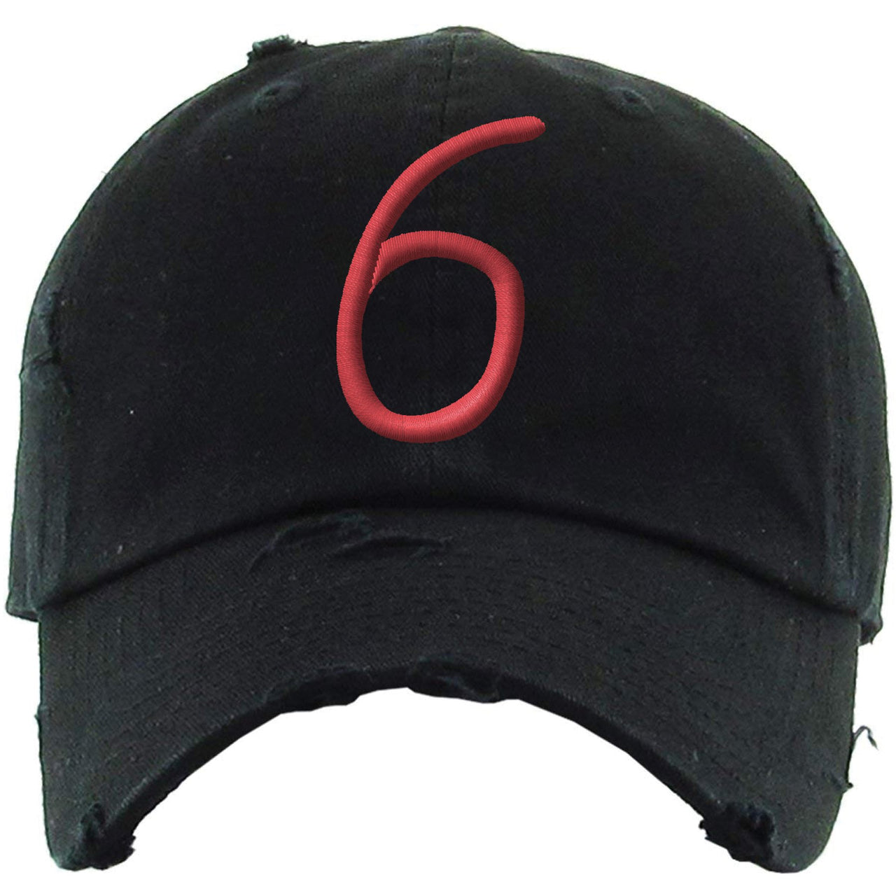 Infrared 6s Dad Hat | 6, Black