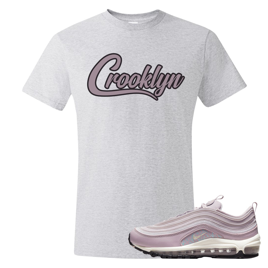 Plum Fog 97s T Shirt | Crooklyn, Ash
