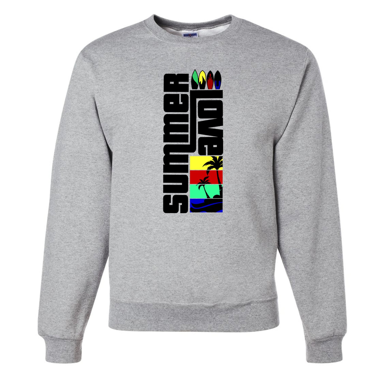 Bauhaus React 270s Crewneck Sweatshirt | Summer Love, Athletic Gray