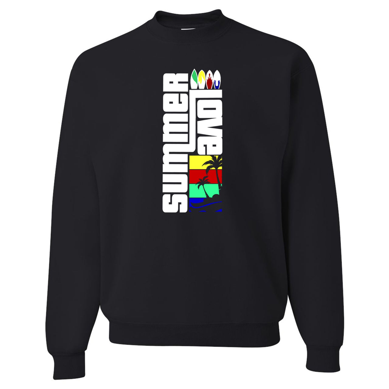 Bauhaus React 270s Crewneck Sweatshirt | Summer Love, Black