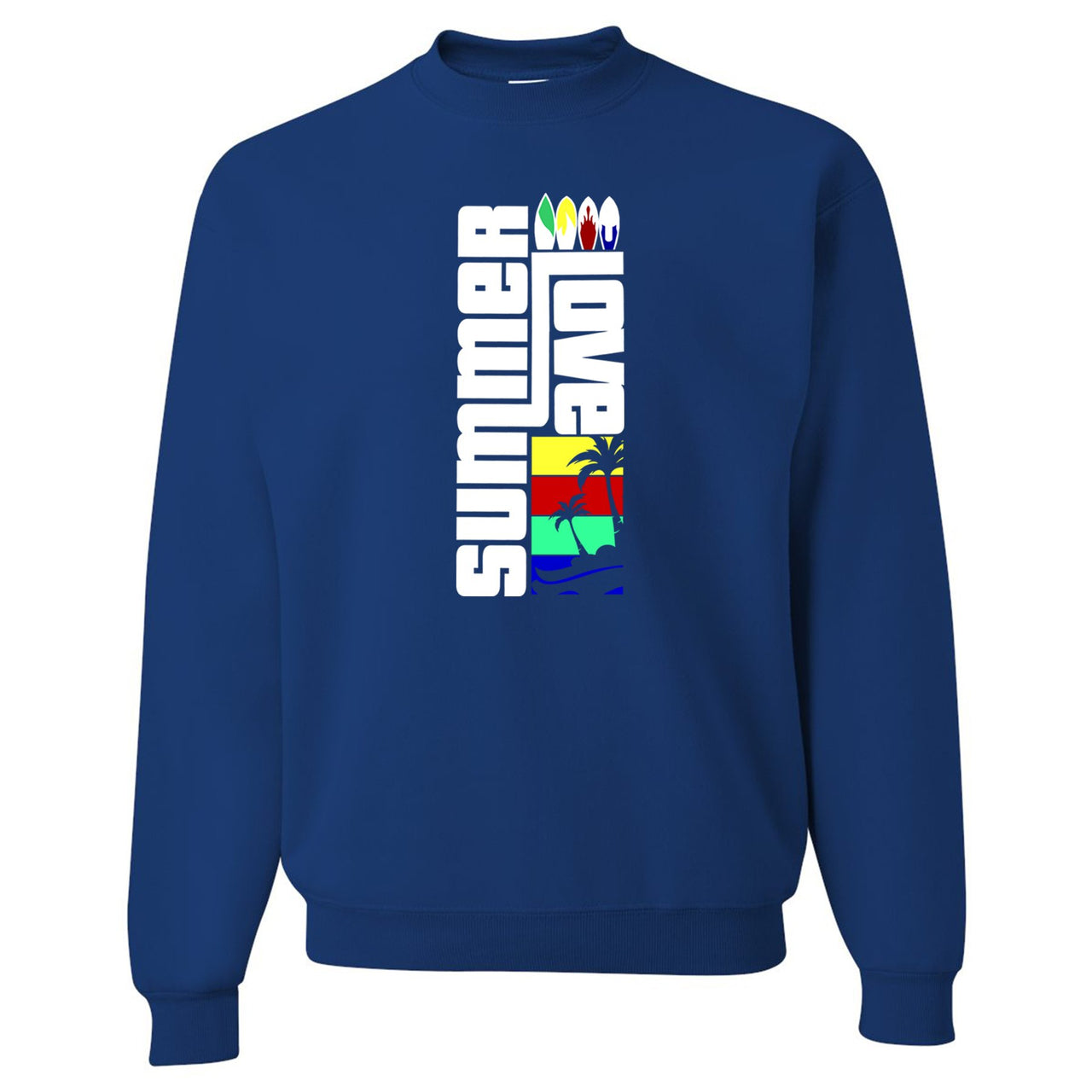 Bauhaus React 270s Crewneck Sweatshirt | Summer Love, Royal Blue