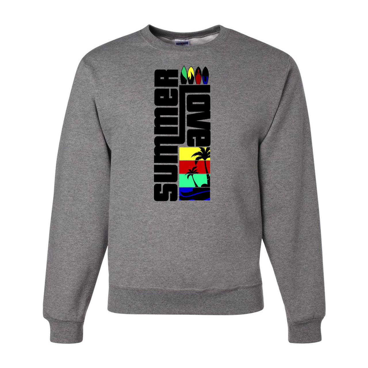 Bauhaus React 270s Crewneck Sweatshirt | Summer Love, Oxford Gray