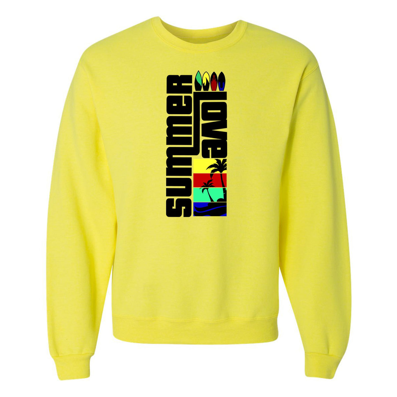 Bauhaus React 270s Crewneck Sweatshirt | Summer Love, Yellow