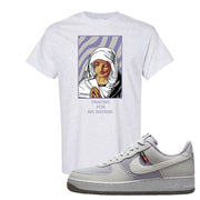 Toasty Low 1s T Shirt | God Told Me, Ash