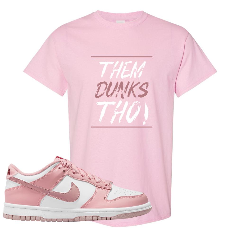 Pink Velvet Low Dunks T Shirt | Them Dunks Tho, Light Pink