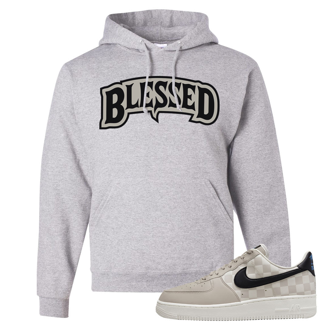 King Day Low AF 1s Hoodie | Blessed Arch, Ash