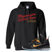 Throne Watch Bron 9s Hoodie | Mayonaise Colored Benz, Black