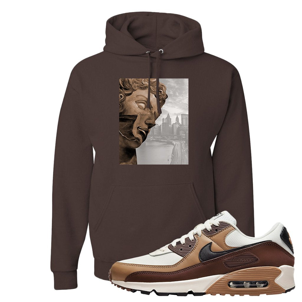 Air Max 90 Dark Driftwood Hoodie | Miguel, Dark Chocolate