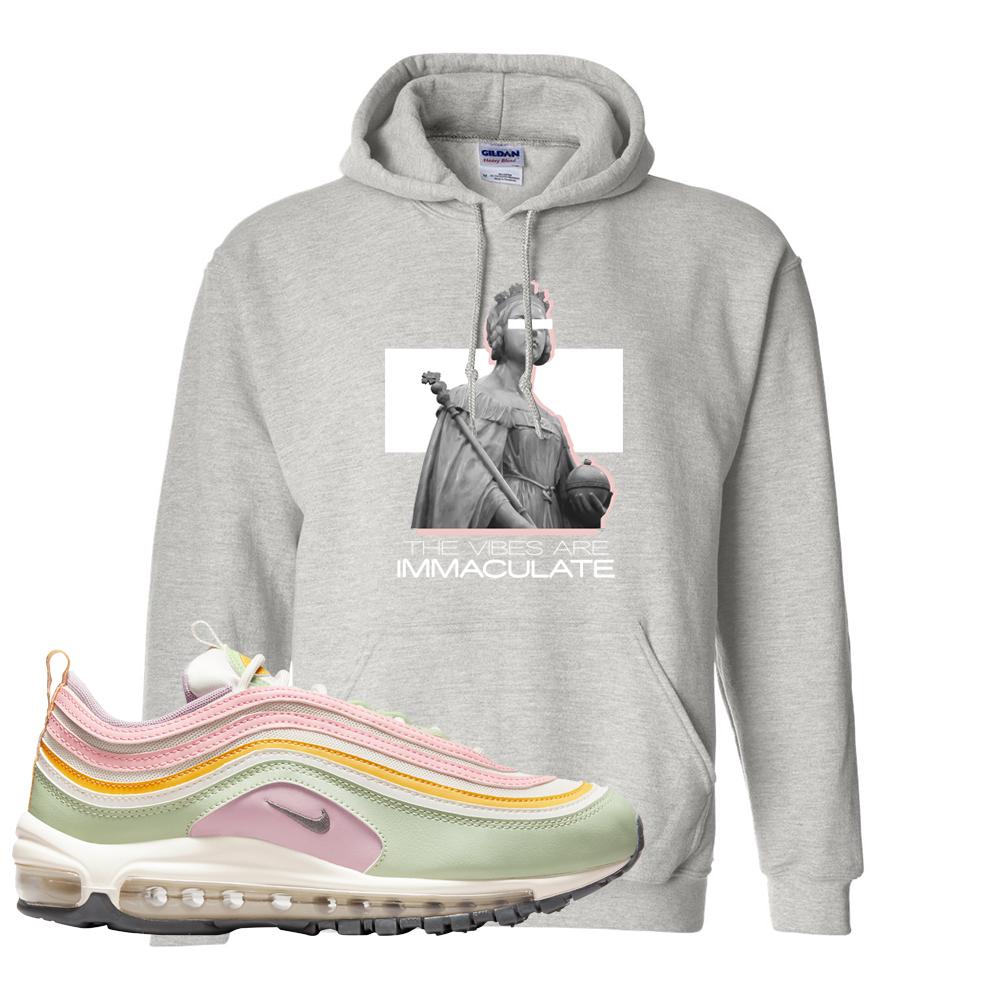 Pastel 97s Hoodie | The Vibes Are Immaculate, Ash