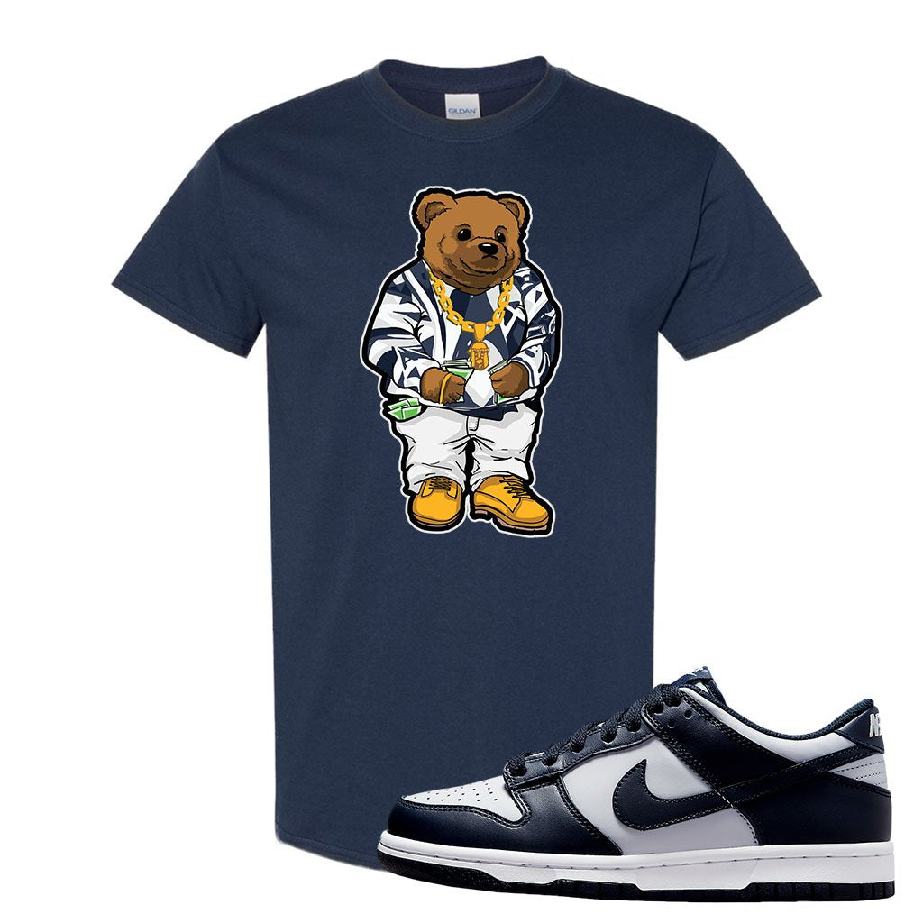 SB Dunk Low Georgetown T Shirt | Sweater Bear, Navy Blue