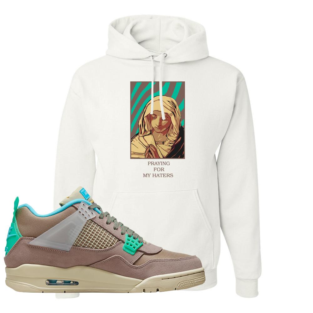 Taupe Haze 4s Hoodie | God Told Me, White