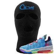 Lebron 18 Best 1-9 Ski Mask | Chiraq, Black