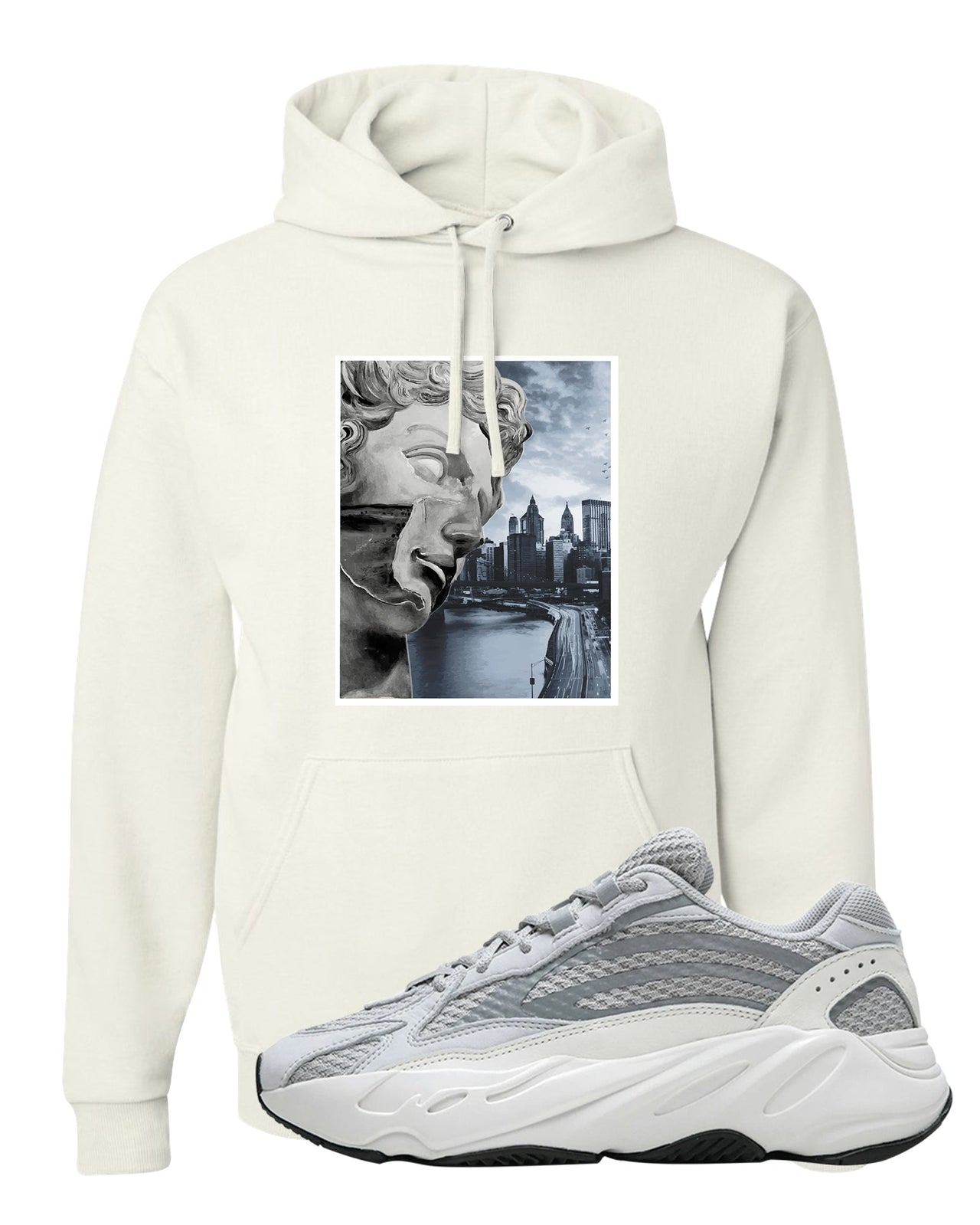 Static v2 700s Hoodie | Miguel, White