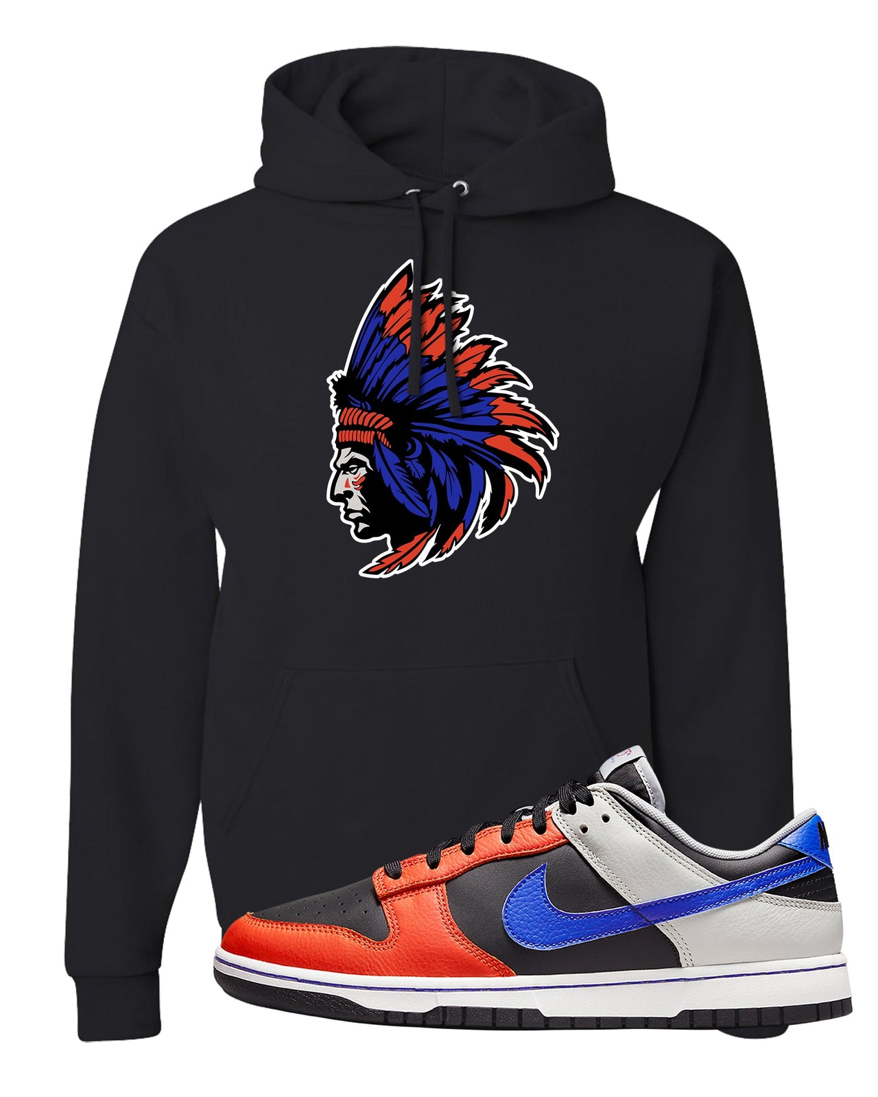 75th Anniversary Low Dunks Hoodie | Indian Chief, Black