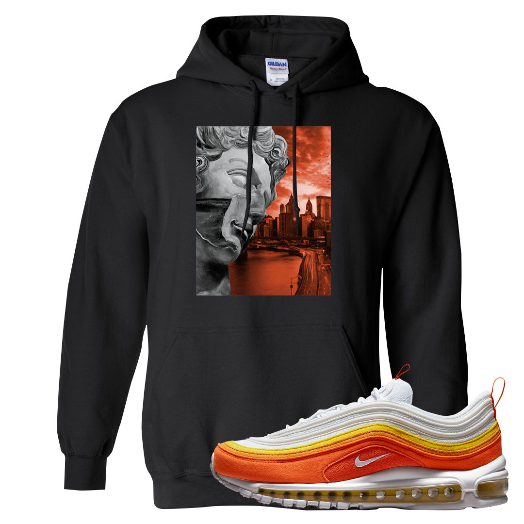 Club Orange Yellow 97s Hoodie | Miguel, Black