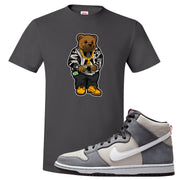 Medium Grey High Dunks T Shirt | Sweater Bear, Smoke Grey