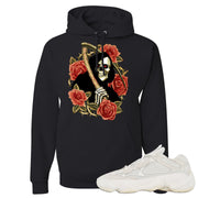 Bone White 500s Hoodie | Grim Reaper, Black