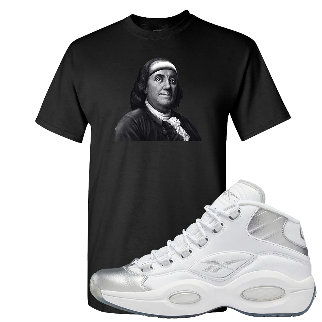 25th Anniversary Mid Questions T Shirt | Franklin Headband, Black