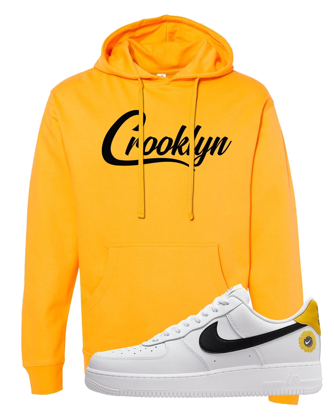 Have A Nice Day AF1s Hoodie | Crooklyn, Gold