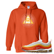 Club Orange Yellow 97s Hoodie | All Seeing Eye, Orange