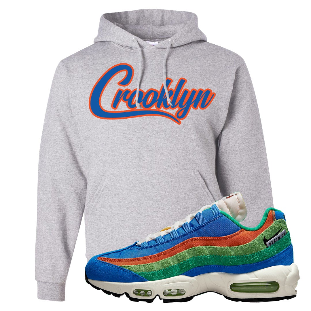 Light Blue Green AMRC 95s Hoodie | Crooklyn, Ash