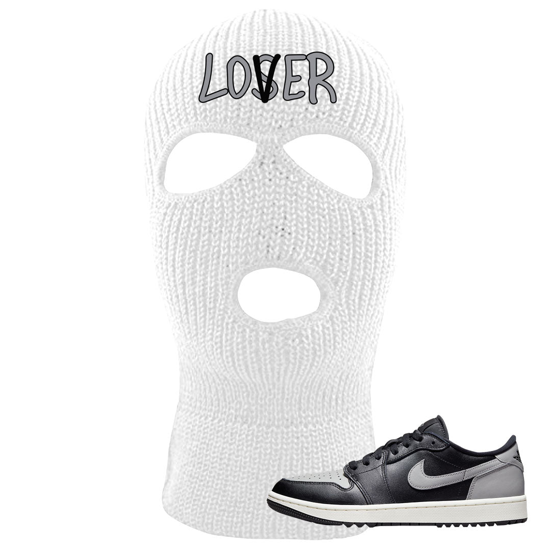 Shadow Golf Low 1s Ski Mask | Lover, White