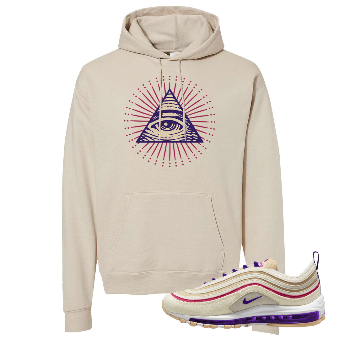 Sprung Sail 97s Hoodie | All Seeing Eye, Natural