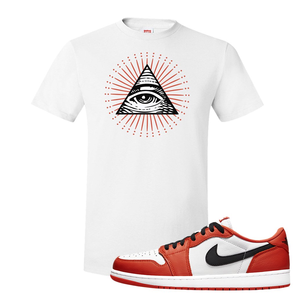 Starfish OG Low 1s T Shirt | All Seeing Eye, White