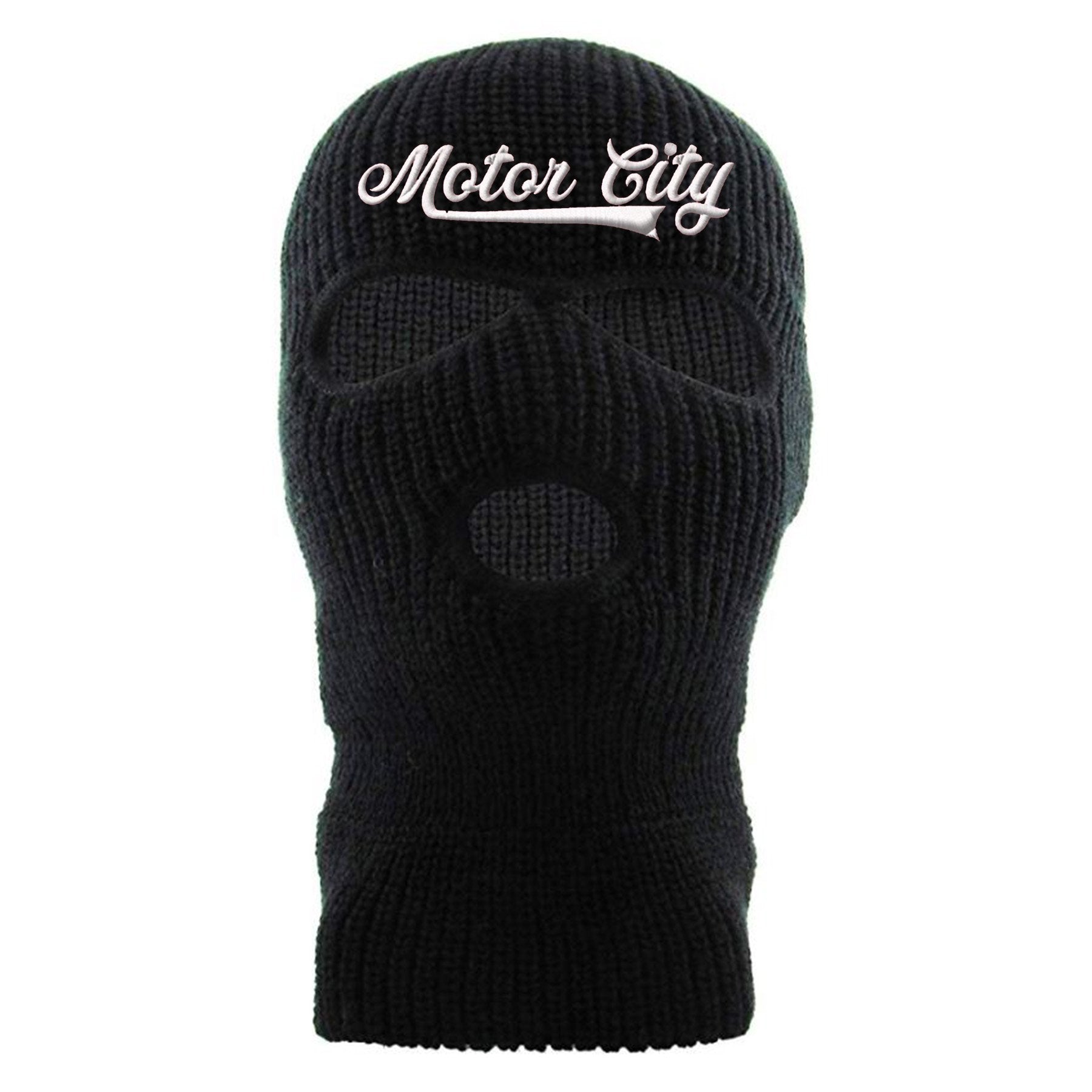 Motor City Black 3 Hole Ski Mask