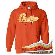 Club Orange Yellow 97s Hoodie | Crooklyn, Orange