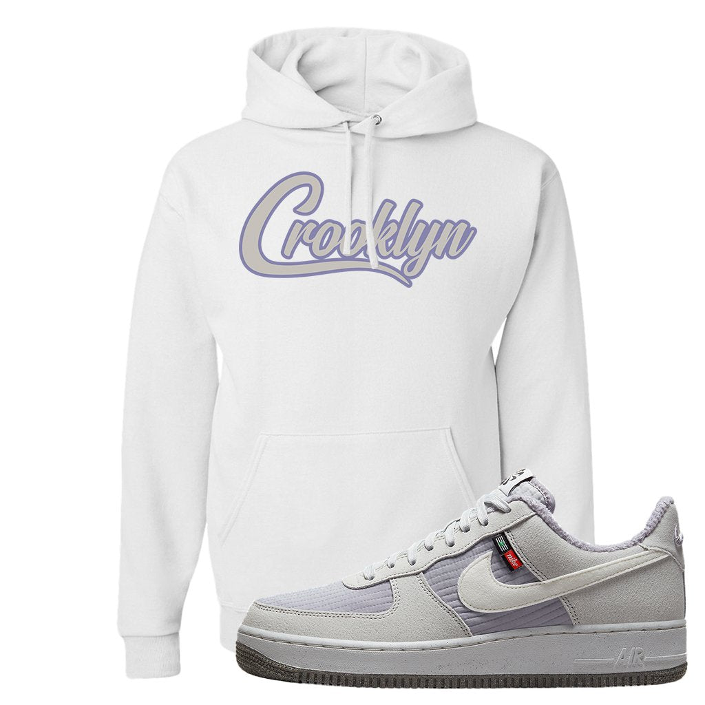 Toasty Low 1s Hoodie | Crooklyn, White