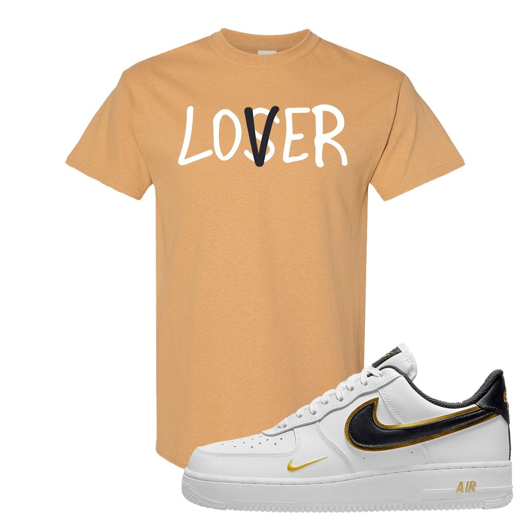 Air Force 1 Low White Gold T Shirt | Lover, Old Gold