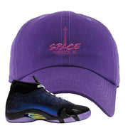Doernbecher 14s Dad Hat | Space Needle, Purple